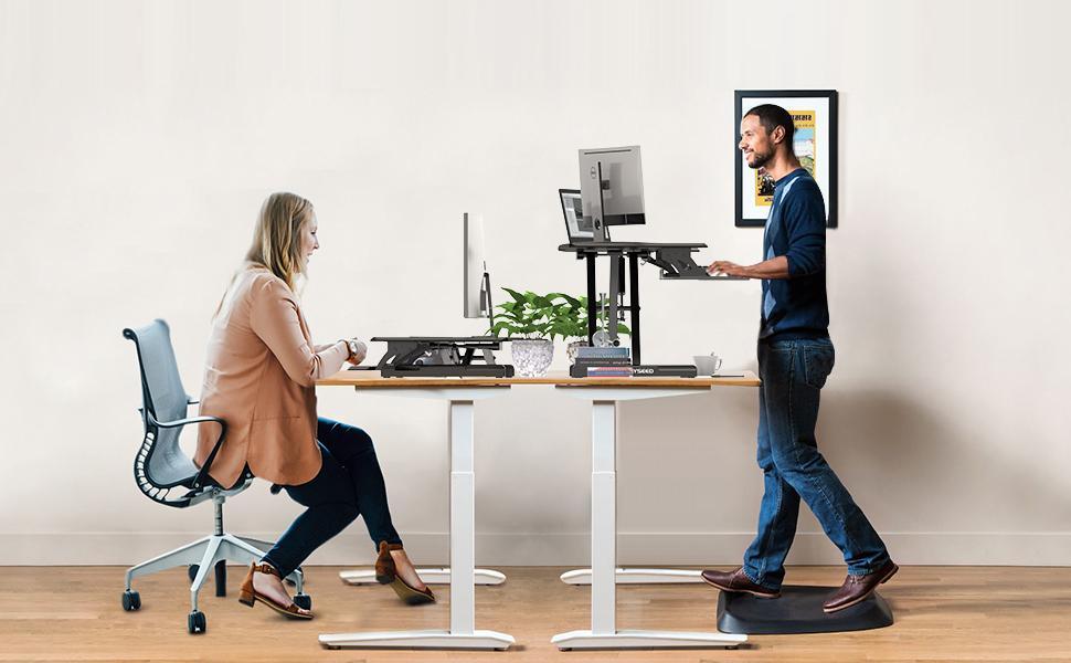 Although before you run to the nearest office supply store, let’s review the benefits of standing desks and what you should be looking for.
