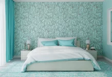 Two-Color Combination For Bedroom Walls