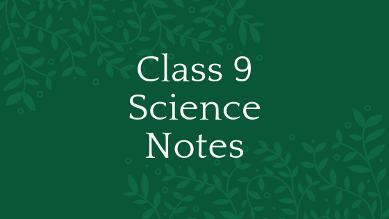 Class 9 Science Notes