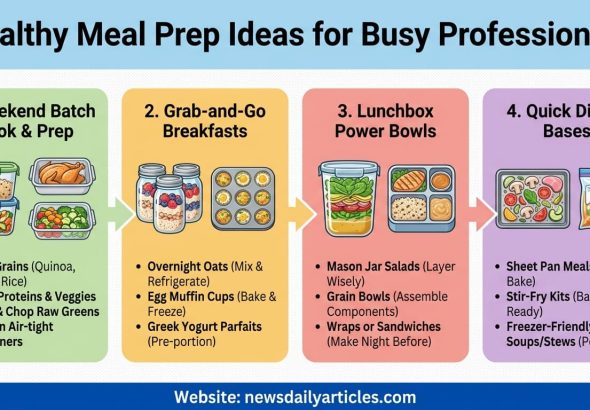 Healthy Meal Prep Ideas for Busy Professionals